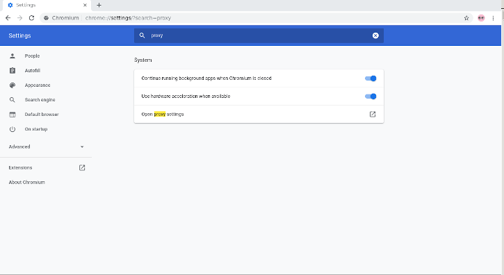 Chrome: ustawienia proxy Chrome: ustawienia proxy