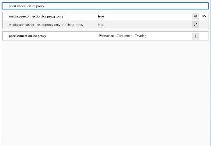 Firefox 57: ustawienie PeerConnection Firefox 57: ustawienie PeerConnection