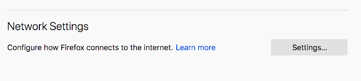 Firefox 57: opcje sieci Firefox 57: opcje sieci